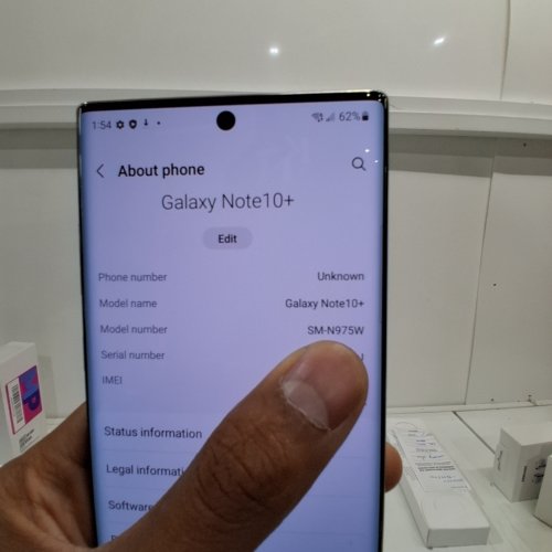 SAMSUNG GALAXY NOTE 10+ 256GB SMARTPHONE WITH STYLUS - AURA GLOW image 13