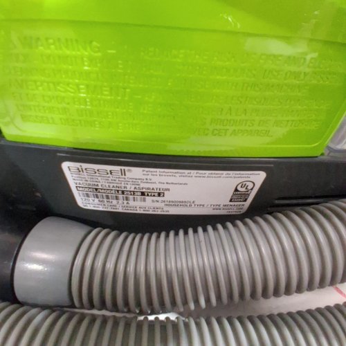 BISSELL LITTLE GREEN PORTABLE DEEP CLEANING VACUUM - 37OZ TANK MAX - GREEN/GREY (MODEL : 2513B) image 5