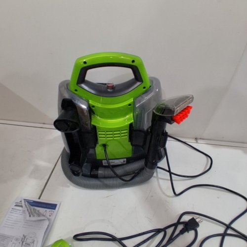 BISSELL LITTLE GREEN PORTABLE DEEP CLEANING VACUUM - 37OZ TANK MAX - GREEN/GREY (MODEL : 2513B) image 6