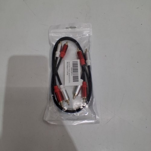 2PK RCA VIDEO/AUDIO EXTENSION CABLE - MALE TO MALE - BLACK/RED/SILVER (MODEL: JSA-24080) image 2