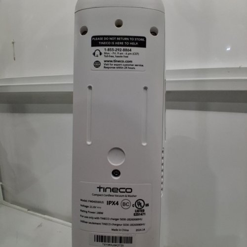 TINECO IFLOOR 3 BREEZE COMPLETE WET DRY VACUUM CORDLESS FLOOR CLEANER AND MOP - WHITE/GREY (MODEL: FW040500US) image 11