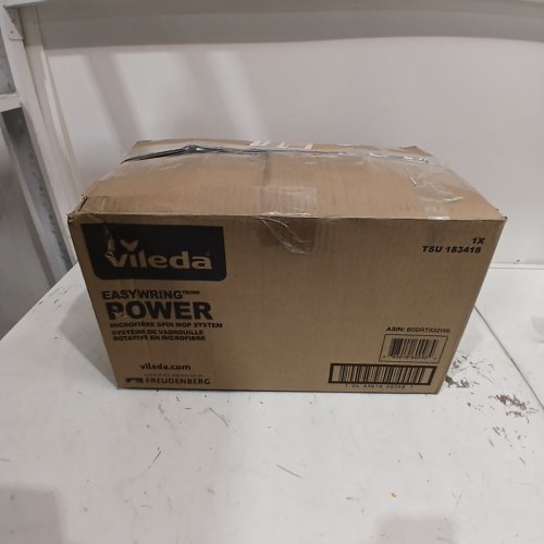 VILEDA EASYWRING RINSECLEAN SPIN MOP & BUCKET SYSTEM - GREY/BLUE image 3