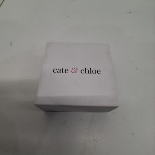 1PR WOMENS CATE & CHLOE HOOP EARRINGS -18 MM- ROSE GOLD (STYLE: CCDE22204ER-RG) image 6