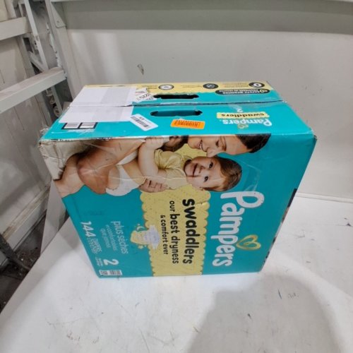 144PK PAMPERS SWADDLERS DISPOSABLE BABY DIAPERS - SIZE 2 (10-22LBS) image 3