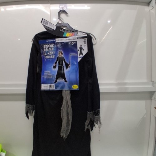 BOYS PARTYHOLIC ZOMBIE REAPER COSTUME - OSFM - BLACK image 2