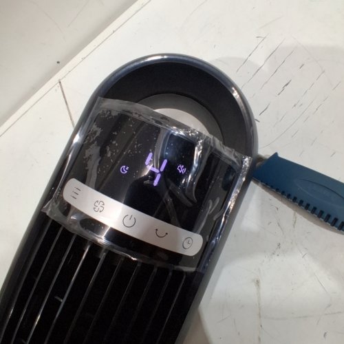 DREO TOWER FAN FOR BEDROOM - 90 DEGREE OSCILLATING STANDING FAN WITH 4 SPEEDS - 28DB QUIET - 8H TIMER - BLACK (MODEL: TF117) image 2
