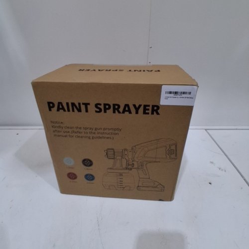 HOYOA CORDLESS PAINT SPRAYER GUN WITH DEWALT 20V BATTERY - 1300ML - YELLOW/BLACK (MODEL: KLB-014) image 3