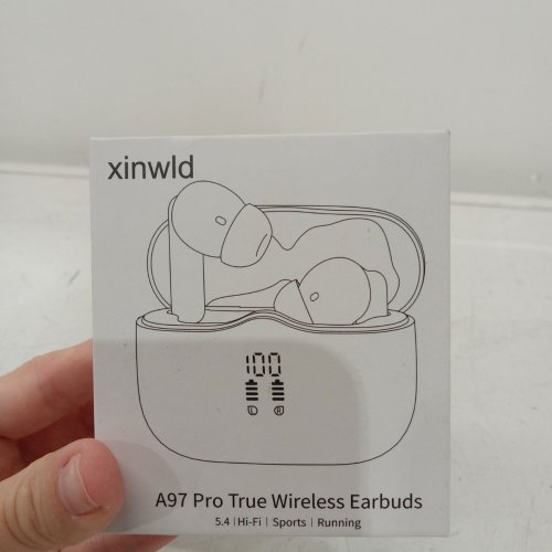 BUWY WIRELESS BLUETOOTH EARBUDS - BLACK (MODEL: A97 PRO) image 5