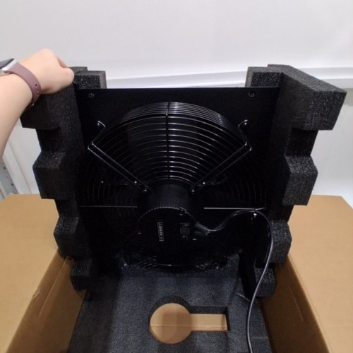 AC INFINITY AIRLIFT T14 WALL MOUNTED SHUTTER EXHAUST FAN WITH TEMPERATURE HUMIDITY CONTROLLER AND WIFI INTEGRATED APP CONTROL - 17" X 17" - BLACK - (MODEL: AC-ALT14) image 3