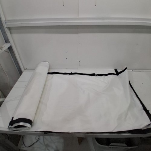 GOSPORTS RANGE CAGE SIMULATOR SCREEN - 10FT X 8FT, ONLY COMPATIBLE WITH GOSPORTS RANGE CAGE - WHITE (MODEL: GOLF-SIMSCREEN-CAGE-10X8) image 3