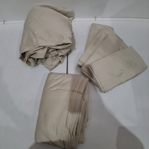 6PC HOTEL SIGNATURE COTTON SATEEN SHEET SET - KING - BEIGE (MODEL: 1992021) image 3
