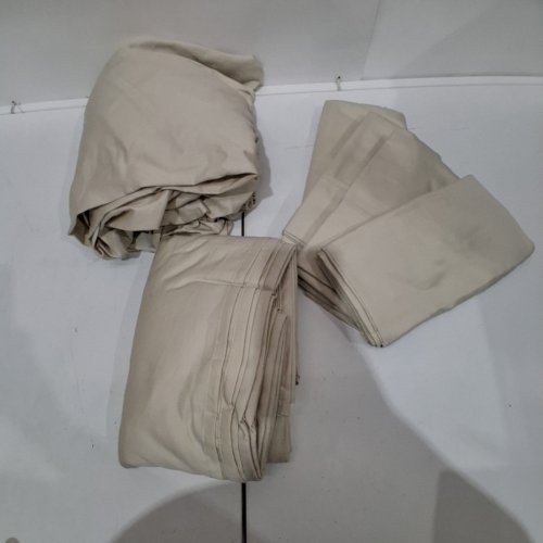 6PC HOTEL SIGNATURE COTTON SATEEN SHEET SET - KING - BEIGE (MODEL: 1992021) image 4