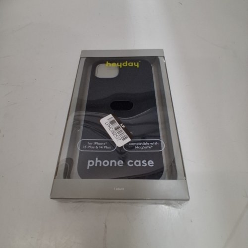 HEYDAY MAGSAFE SILICONE PHONE CASE FOR IPHONE 14 PLUS/15 PLUS - BLACK image 3