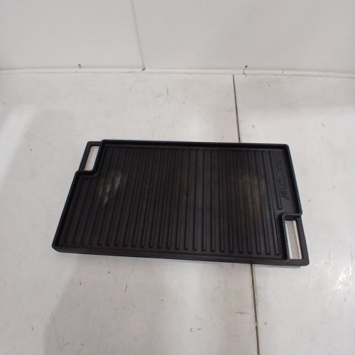 NUTRICHEF REVERSIBLE CAST IRON GRILL PLATE, 10"X18" image 2