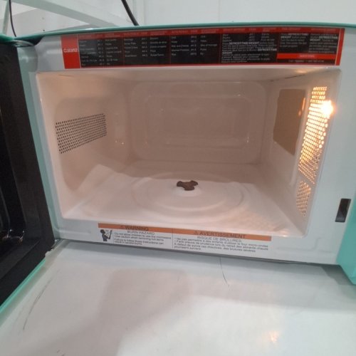 GALANZ RETRO STYLE COUNTERTOP MICROWAVE OVEN - 0.9CU.FT - MINT (MODEL: GLCMKZ09GNR09) image 5
