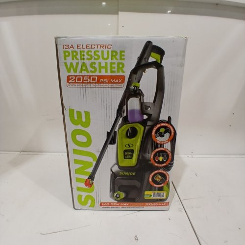 SUNJOE ELECTRIC PRESSURE WASHER AND ACCESSORIES - 13AMP / 2050PSI / 1.2GPM - GREEN/BLACK (MODEL: SPX2680-MAX) image 6