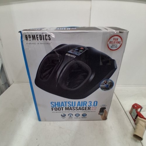 HOMEDICS SHIATSU AIR 3.0 MASSAGER WITH HEAT AND REMOTE - BLACK (MODEL: FMS-352HJ-BK) image 5