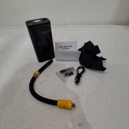 POWOOLS PORTABLE CORDLESS & LIGHTWRIGHT TIRE INFLATOR - 3-150 PSI - BLACK (MODEL : ATJ-006) image 3