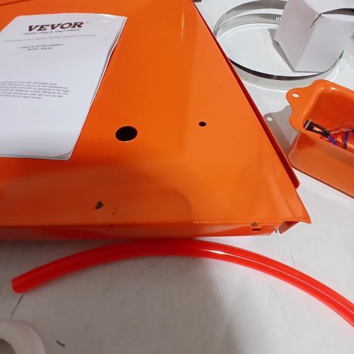 VEVOR SANDBLASTING CABINET PORTABLE BENCHTOP SAND BLASTING CABINET - 25GAL - ORANGE (MODEL:SBC90) image 3