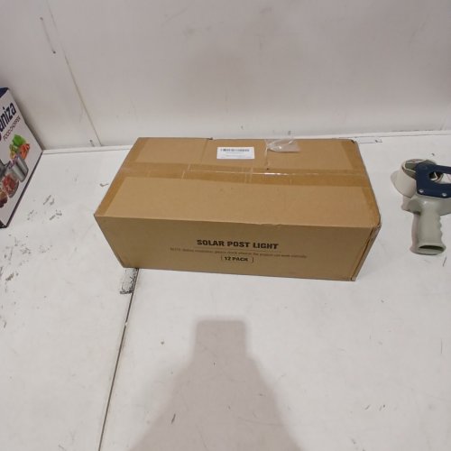 12PK SOLAR POST LIGHT - BLACK (MODEL: M022AB-12PK) image 3