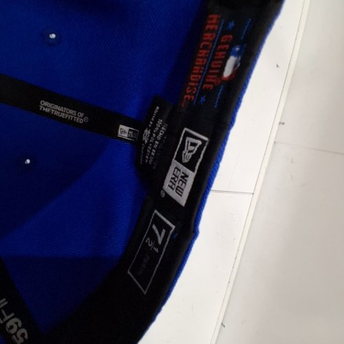 NEW ERA TORONTO BLUE JAYS BASEBALL CAP - 7 1/4 - BLUE/WHITE (STYLE: 59FIFTY) image 2