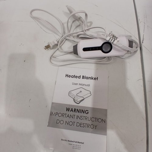 SHERPA LINED HEATED BLANKET WITH 4 HEAT SETTINGS - FULL - CHEETAH PRINT / WHITE (MODEL: WDJ-EBA-BL-FF) image 6