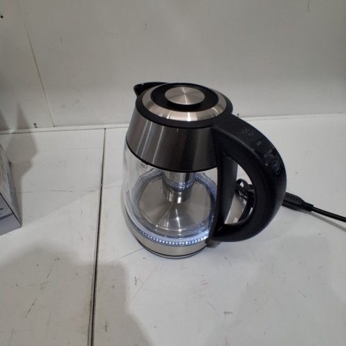 CHEFMAN DUAL-GLASS COOL-TOUCH DIGITAL KETTLE WITH ADJUSTABLE TEMPERATURE AND REMOVABLE TEA INFUSER - 1.7L CAP (MODEL: RJ11-17-CTI-DG-CA-CO) image 3
