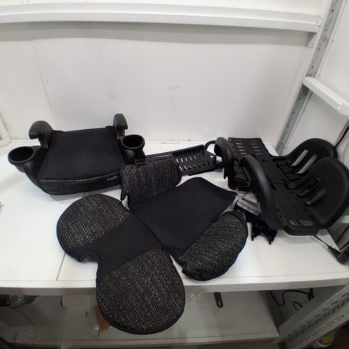 EVENFLO GOTIME SPORT/LX HIGH BACK BOOSTER SEAT - BLACK/GREY (MODEL: 35012445C) image 3