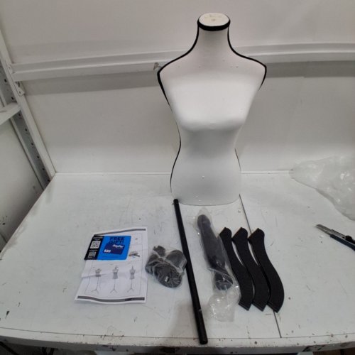 SERENELIFE FEMALE MANNEQUIN, HANGING FASHION TORSO DISPLAY FORM MANNEQUIN WITH HOOK, ADJUSTABLE TRIPOD STAND (MODEL: SLMAQTPWH44) image 2