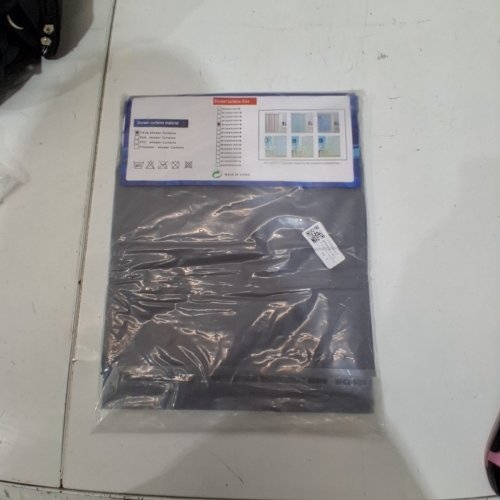 PEVA SHOWER CURTAIN - 62" X 78" - DARK GREY image 3