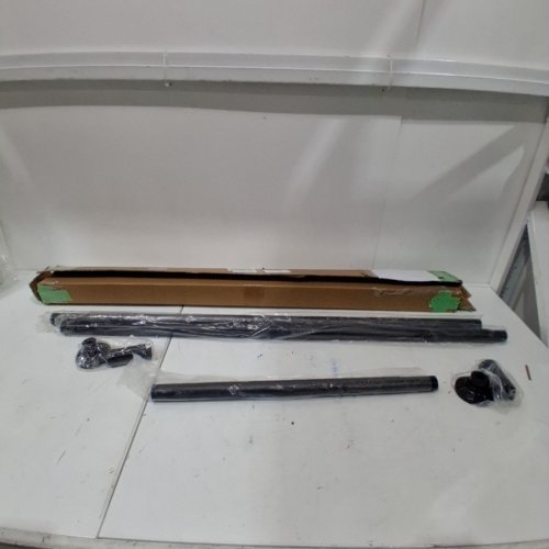 AIZESI EXTR ALONG TENSION CURTAIN ROD - 51" - 128" - BLACK image 2