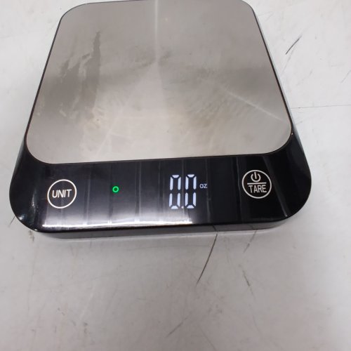 VITAFIT DIGITAL FOOD KITCHEN SCALE GRAMS AND OUNCES - BLACK (MODEL:VT710) image 2