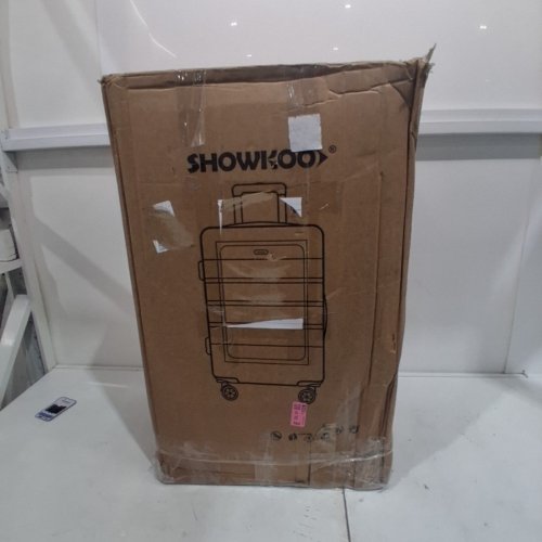 3PC SHOWKOO LUGGAGE PC+ABS DURABLE EXPANDABLE HARDSIDE SUITCASE WITH DOUBLE SPINNER WHEELS - 20"/24"/28" - CHAMPAGNE (MODEL: JY-A016B) image 5