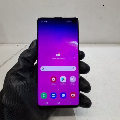SAMSUNG GALAXY S10 SMARTPHONE | 6.1" DYNAMIC AMOLED | 128GB STORAGE , 8GB RAM - PRISM BLACK - (MODEL:SM-G973W) image 3