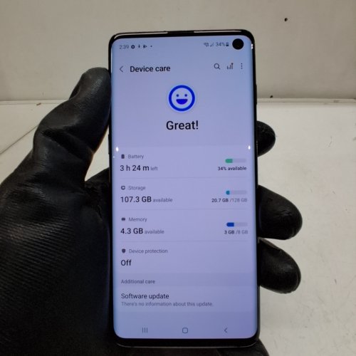 SAMSUNG GALAXY S10 SMARTPHONE | 6.1" DYNAMIC AMOLED | 128GB STORAGE , 8GB RAM - PRISM BLACK - (MODEL:SM-G973W) image 7