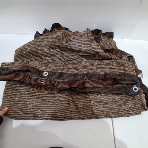 PRIVACY FENCE SUNBLOCK SHADE SCREEN - 40.5" X 220" - BROWN image 3