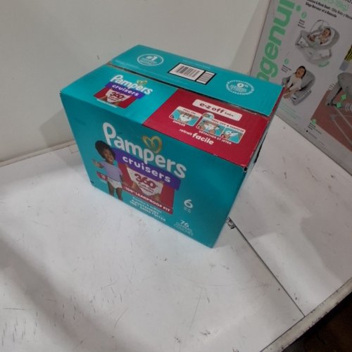 76PK PAMPERS CRUISERS 100% LEAKPROOF 360° GAP-FREE FIT DIAPERS - SIZE 6 image 2