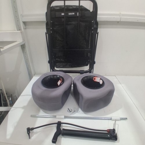 VEVOR HEAVY DUTY BEACH DOLLY WITH BIG WHEELS - UP TO 165LB - BLACK (MODEL: CGY30003T-9SIS) image 2