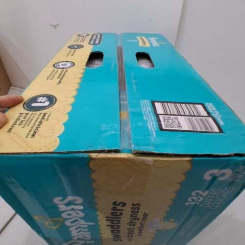 132PK PAMPERS SWADDLERS DIAPERS - SIZE 3 image 3