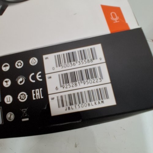 JBL WIRED ON-EAR HEADPHONES - BLACK (MODEL: TUNE500) image 2