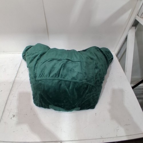 CLARA CLARK BED REST READING PILLOW WITH ARMS AND POCKETS - LARGE - DARK GREEN image 3