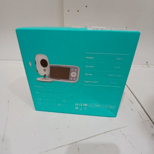 BOIFUN NO WIFI BABY MONITOR CAMERA WITH 2-WAY AUDIO - 4" SCREEN - WHITE (MODEL: VB616) image 4