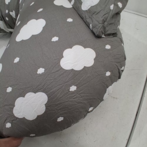 MOMCOZY ORIGINAL PLUS SIZE NURSING PILLOW - GREY image 3