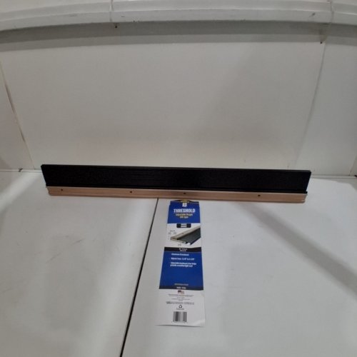 M-D BUILDING PRODUCTS ADJUSTABLE TH393 ALUMINUM & HARDWOOD SILL INSWING - 1-1/8" X 4-9/16" - 36" - BRONZE FINISH (MODEL: 77792) image 2