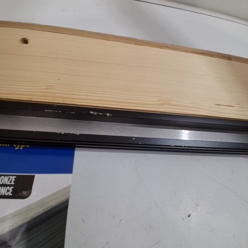 M-D BUILDING PRODUCTS ADJUSTABLE TH393 ALUMINUM & HARDWOOD SILL INSWING - 1-1/8" X 4-9/16" - 36" - BRONZE FINISH (MODEL: 77792) image 4