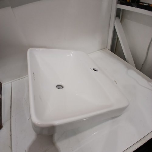 SWISS MADISON RECTANGULAR CARRE LARGE DROP-IN SINK - 23.5" WIDE - WHITE (MODEL: SM-VS202) image 3