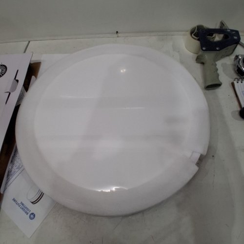 BRIGHT FUTURE LIGHTING LED MODERN FLAT PANEL SUPER SLIM LED CEILING LIGHT - 20" - 40W - 3000K/4000K/6000K - WHITE - (MODEL: BFL20RD-D500H25-40W) image 2
