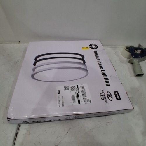 BRIGHT FUTURE LIGHTING LED MODERN FLAT PANEL SUPER SLIM LED CEILING LIGHT - 20" - 40W - 3000K/4000K/6000K - WHITE - (MODEL: BFL20RD-D500H25-40W) image 4