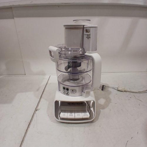 HAMILTON BEACH STACK N SNAP DUO FOOD PROCESSOR - 14 CUP - WHITE (MODEL: 70586C) image 3