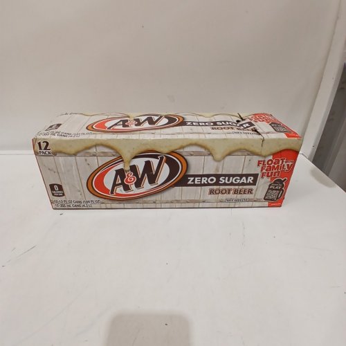 12PK A&W ZERO SUGAR ROOT BEER SODA image 4